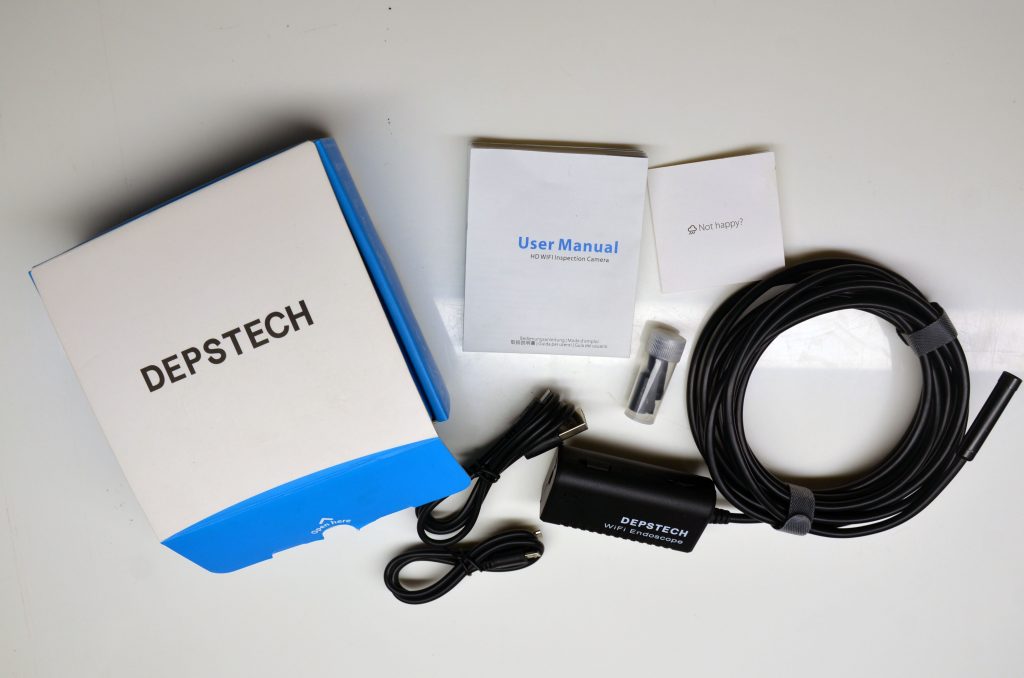 Depstech WF010 wifi endoscope (or more accurately, borescope